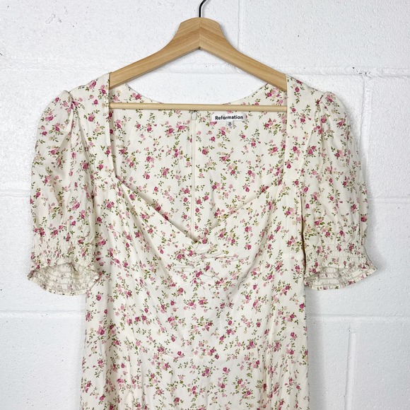 Reformation Lacey Midi Floral Dress‎ Reformation Dress - Picture 6 of 9